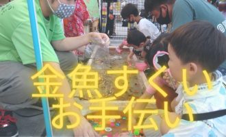 松江STICしらかた楽市での金魚すくいのお手伝い募集！！【田んぼで金魚】