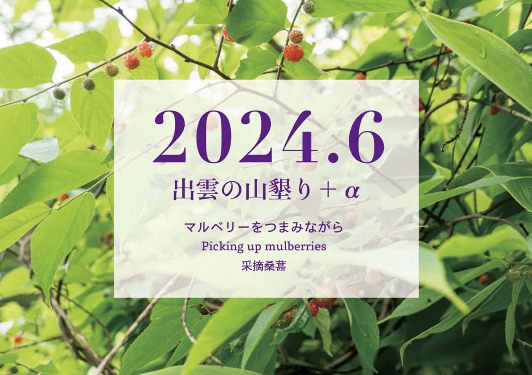 【2024年6月】「出雲の山墾り」＋αに参加しませんか？