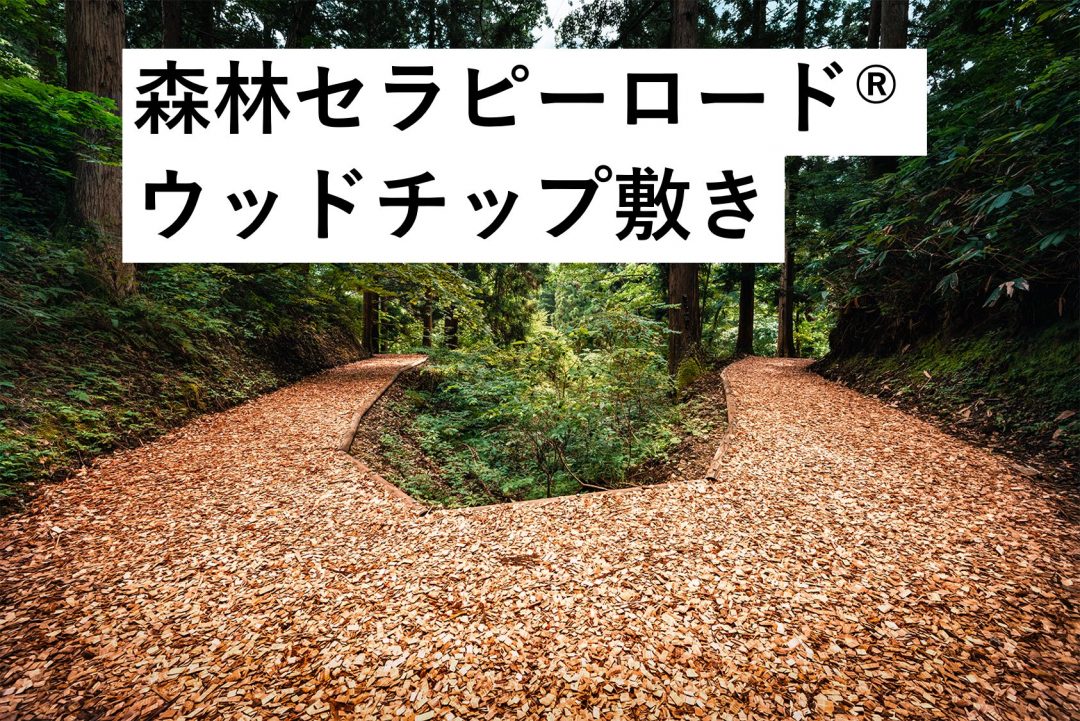 【五感で森に親しむ】森林セラピーロード®ウッドチップ敷きのサポートを募集しま す